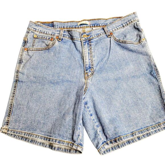 Levi's Relaxed 550 Blue Denim Jean Shorts - Picture 2 of 7